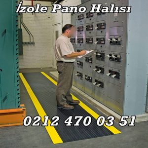 İş Güvenliği Paspası Yalıtkan Paspas – Elektrik Panosu Önü